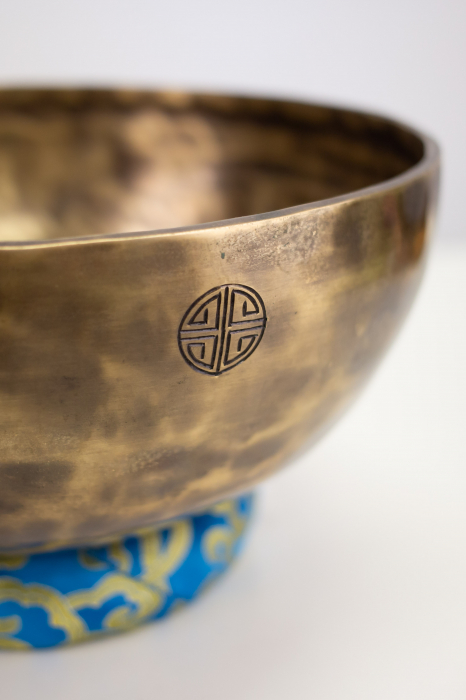 Singing Bowl Tibetan Autentic Forjat manual - Full Moon, 25 cm, 1,907 Kg [3]