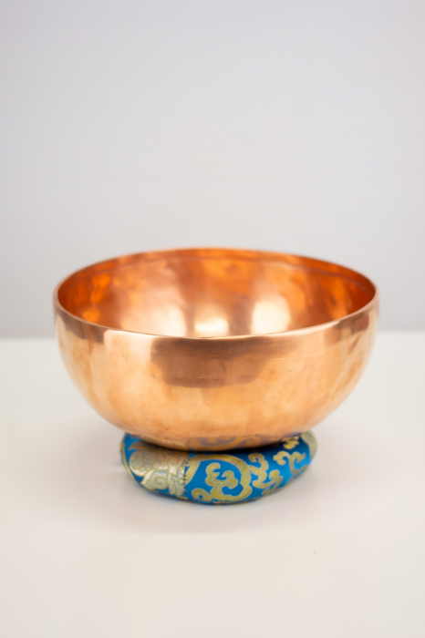 Singing Bowl Tibetan Autentic Forjat manual - Copper Color 23 cm, 1,593 kg [2]