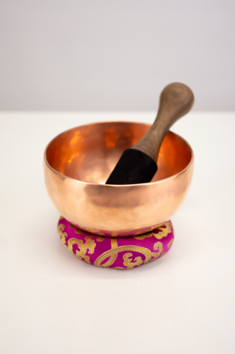 Singing Bowl Tibetan Autentic Forjat manual - Copper Color 16 cm, 0,716 kg [4]