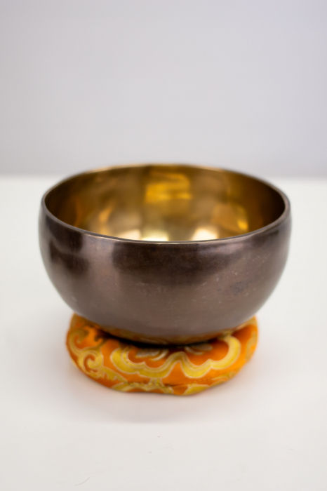 Singing Bowl Tibetan Autentic Forjat manual - Golden Chocolate 15,5 cm, 0,710 kg [1]