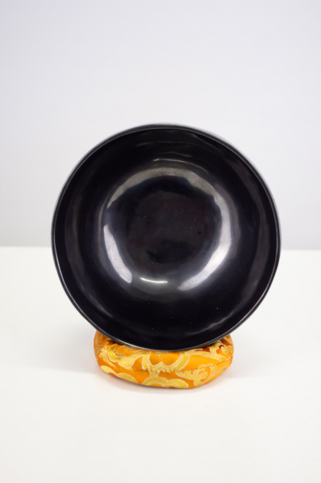 Singing Bowl Tibetan Autentic Forjat manual - Full Black 19,5 cm, 1,163 kg [3]