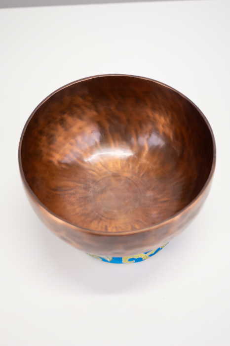 Singing Bowl Tibetan Autentic Forjat manual - Copper Antique 20 cm, 1,091 kg [2]
