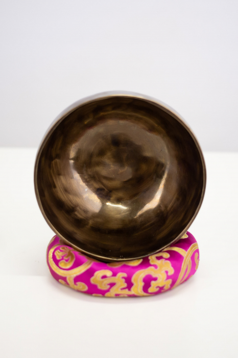 Singing Bowl Tibetan Autentic Forjat manual - Dark Tiger Antique, 14,5 cm, 0,587 kg [2]