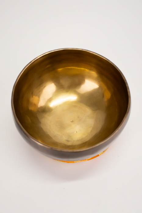 Singing Bowl Tibetan Autentic Forjat manual - Golden Chocolate 15,5 cm, 0,731 kg [2]