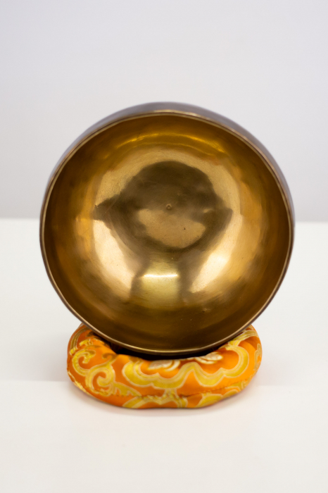 Singing Bowl Tibetan Autentic Forjat manual - Golden Chocolate 15,5 cm, 0,731 kg [3]