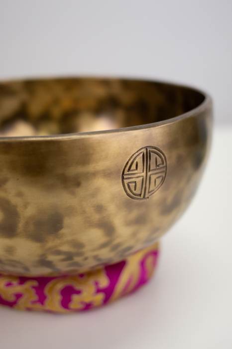Singing Bowl Tibetan Autentic Forjat manual - Full Moon, 20 cm, 1,043 Kg [4]