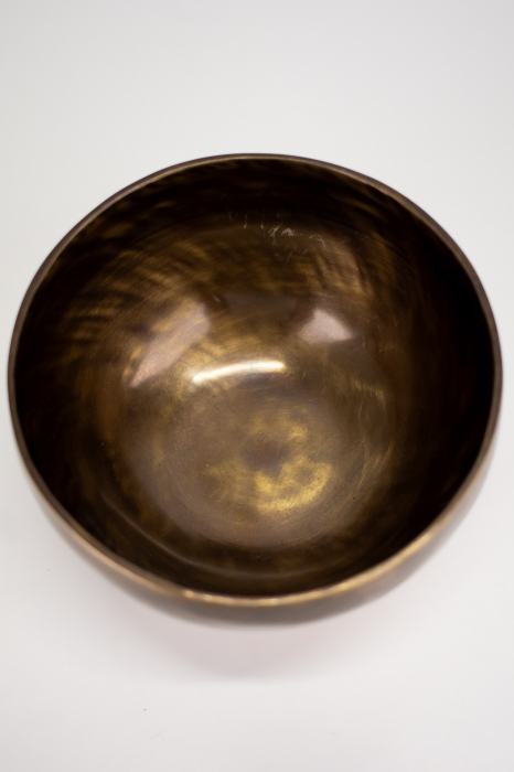 Singing Bowl Tibetan Autentic Forjat manual - Dark Tiger Antique 17 cm, 0,823 kg [2]