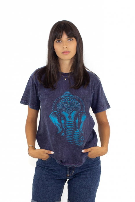 Tricou de vara Ganesha - Albastru [1]
