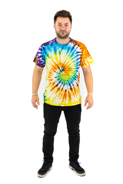 Tricou de vara tie dye - Multicolor [2]
