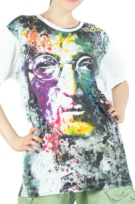Tricou John Lennon - Paint It White- Marime M si L [1]