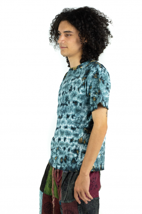 Tricou Tie-Dye - Albastru - Model 9 [3]