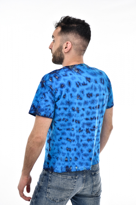 Tricou Tie Dye AllOver Splash - Maro Inchis [4]