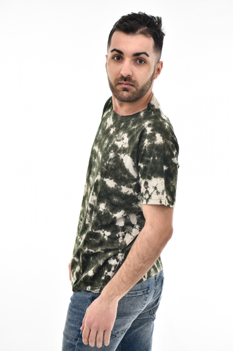 Tricou Tie Dye AllOver Splash - Maro Inchis [5]