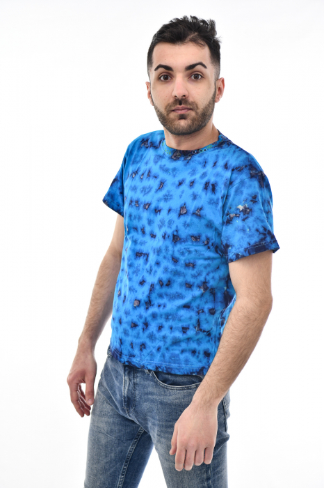 Tricou Tie Dye AllOver Splash - Maro Inchis [3]