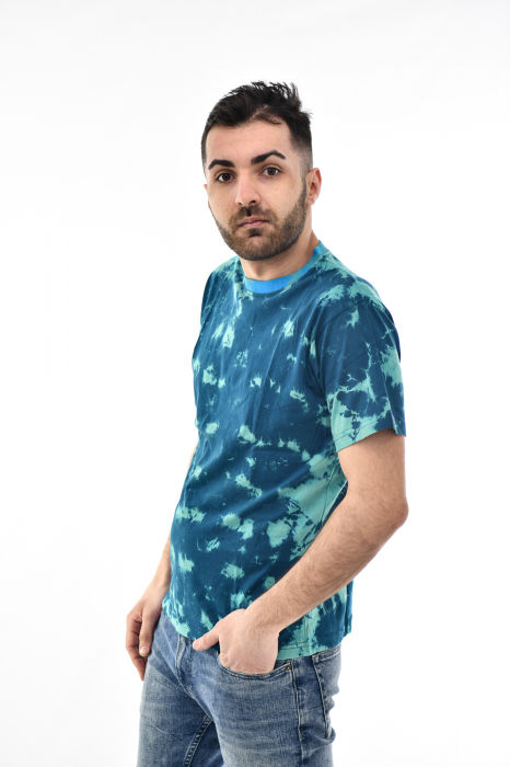 Tricou Tie Dye AllOver Splash - Maro Inchis [2]