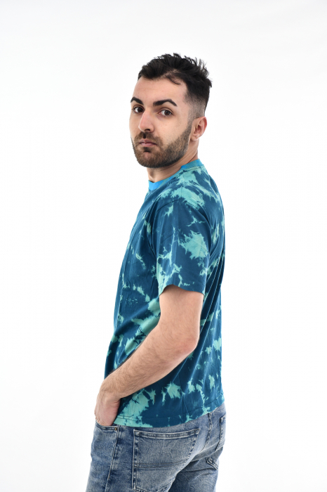 Tricou Tie Dye AllOver Splash - Maro Inchis [4]