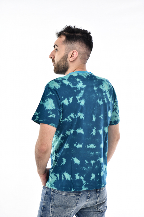 Tricou Tie Dye AllOver Splash - Maro Inchis [3]