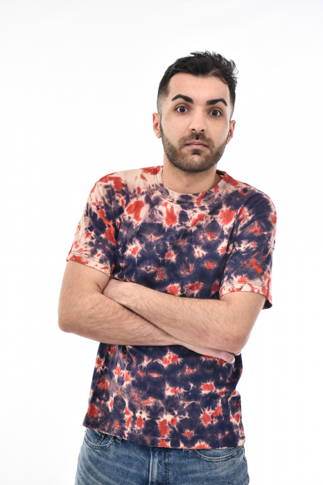 Tricou Tie Dye AllOver Splash - Maro Inchis [5]