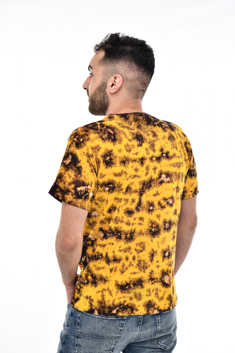 Tricou Tie Dye AllOver Splash - Maro Inchis [3]