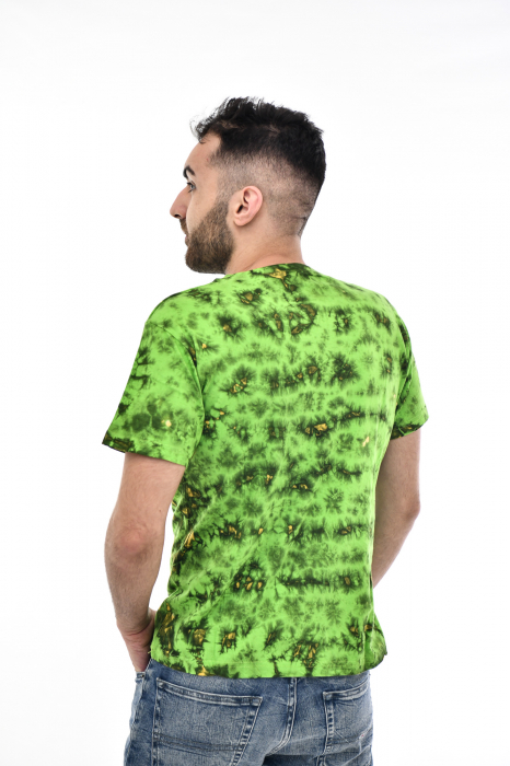 Tricou Tie Dye AllOver Splash - Maro Inchis [3]