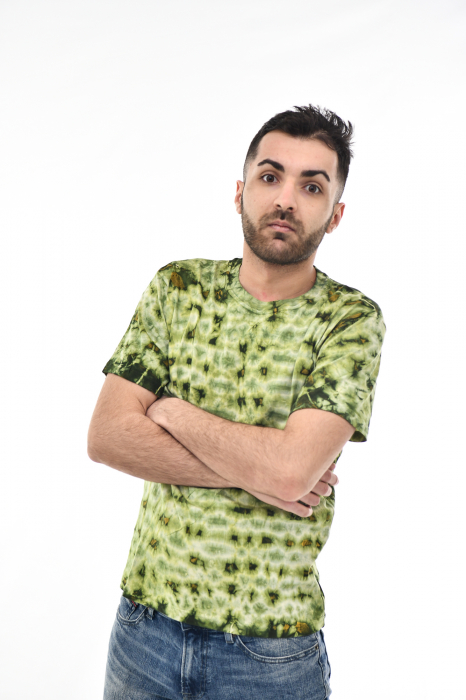 Tricou Tie Dye AllOver Splash - Maro Inchis [5]