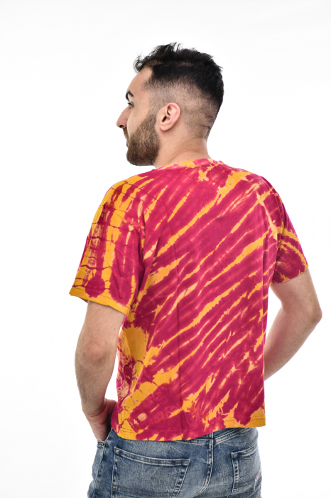 Tricou Tie Dye Animal Scratch - Magenta [3]