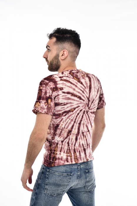 Tricou Tie Dye Circle Splash - Verde Inchis [3]