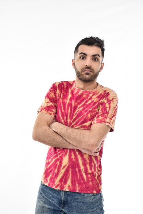 Tricou Tie Dye Circle Splash - Verde Inchis [3]