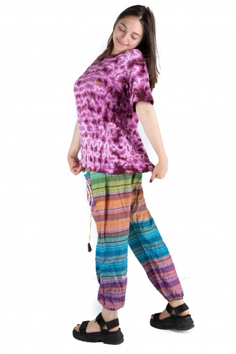 Tricou Tie-Dye - Roz - Model 11 [3]