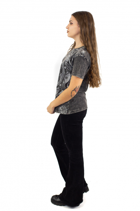 Tricou unisex cu print abstract [3]