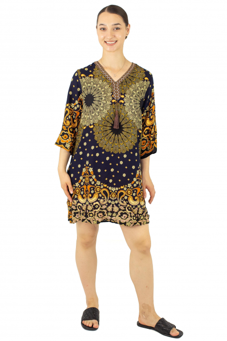 Tunica cu maneca 3/4 si ciucuri [2]