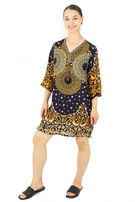 Tunica cu maneca 3/4 si ciucuri [3]