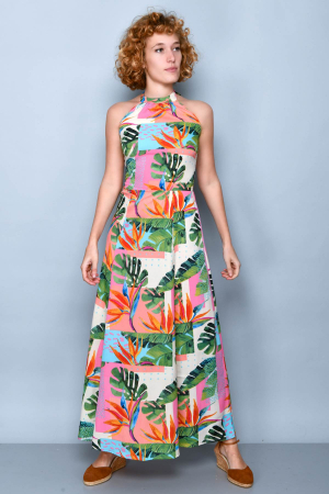 Rochii - Rochie pe gat fara maneci - 08.LD-5018