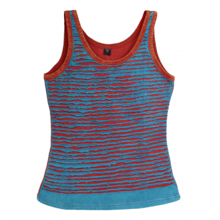 Maiou albastru-rosu - Razor cut [1]