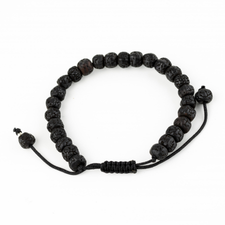 Bijuterii - Bratara reglabila Lava Stone - Negru