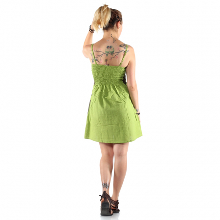 Rochie din bumbac - LIME [2]