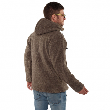 Jacheta din lana cu buzunare - GREY [1]