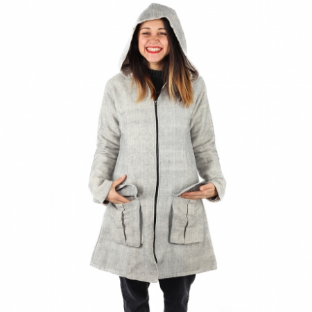 Jacheta din bumbac - GRI [0]