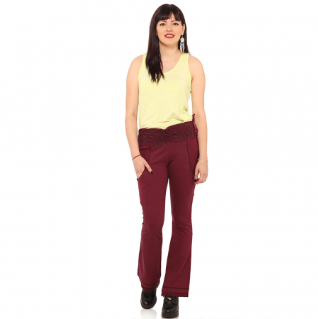 PROMOȚII - Pantaloni burgundy - Spirals