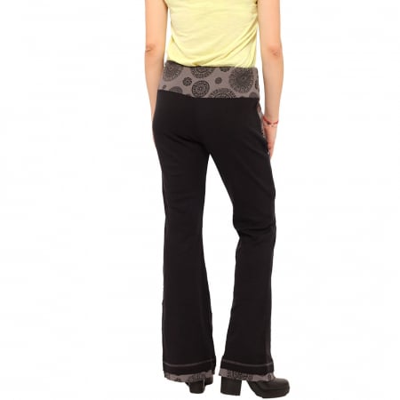 Pantaloni negri - Banda Gri [1]