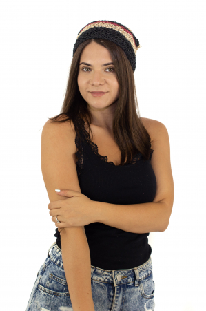 Pălării - Beanie din canepa in trei culori - Model 1