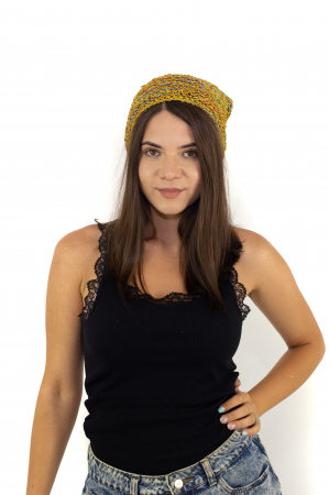 Pălării - Beanie din canepa in trei culori - Model 10