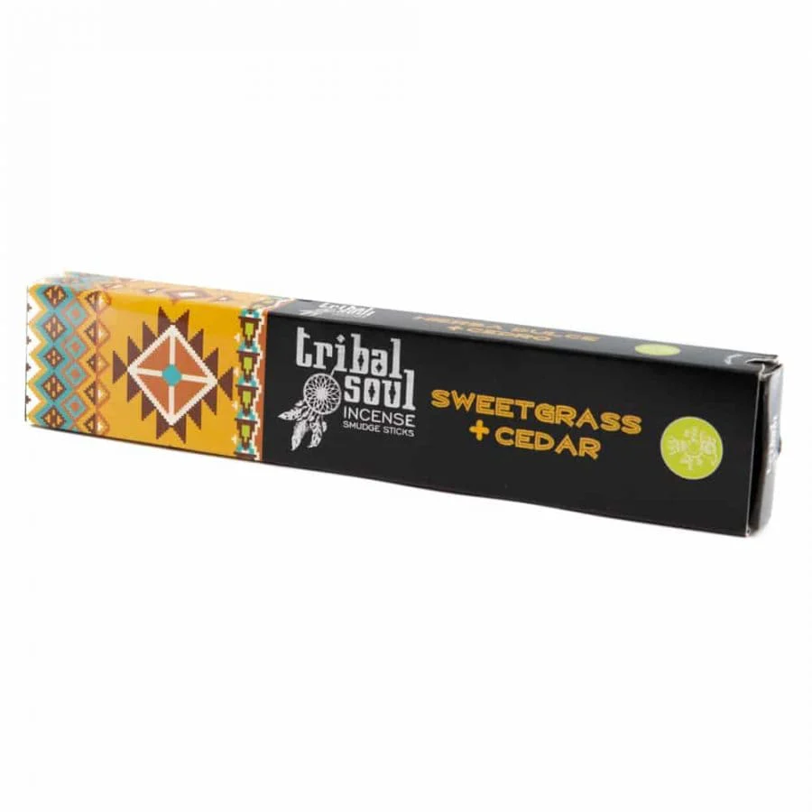 India - Betisoare Barfumate Premium Tribal Soul - Sweetgrass & Cedar