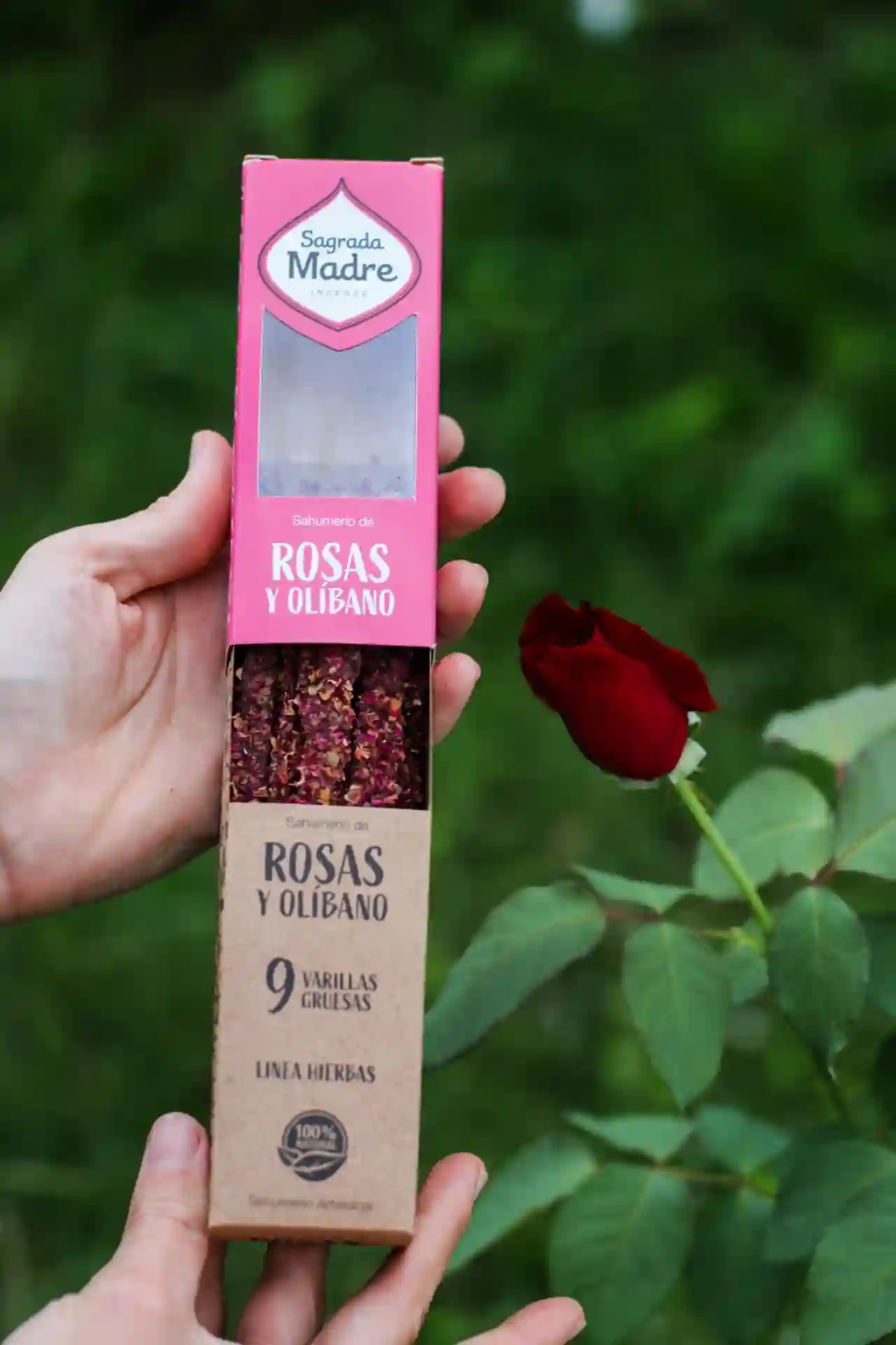 Bețișoare Parfumate Luxury Sagrada Madre Colecția Linea Hierbas – Rosas y Olibano (Roses and Olibanum) [5]