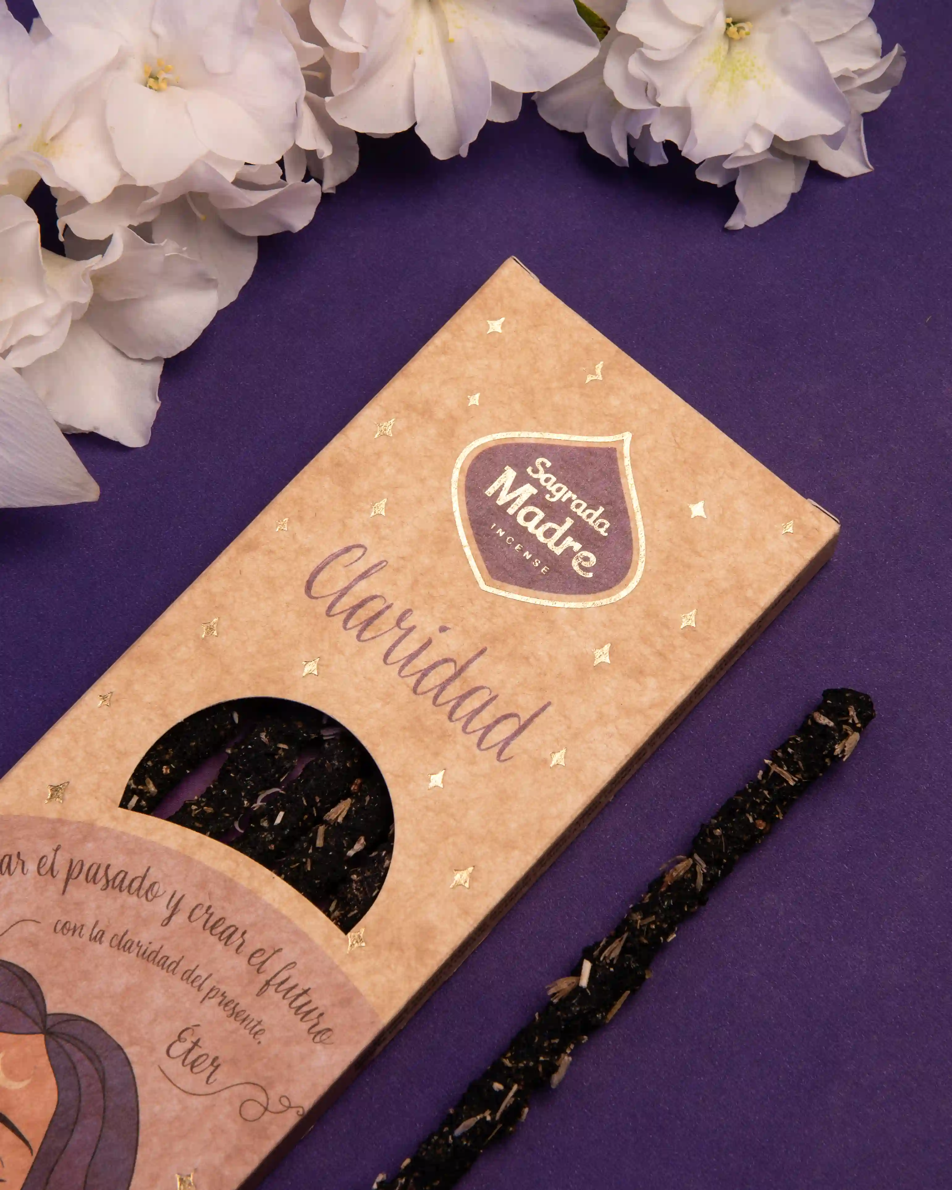 Bețișoare Parfumate Luxury Sagrada Madre Colecția 5 Elementos – Eter (Flower Queen of the Night & Lavander) – Claridad (Clarity) [1]