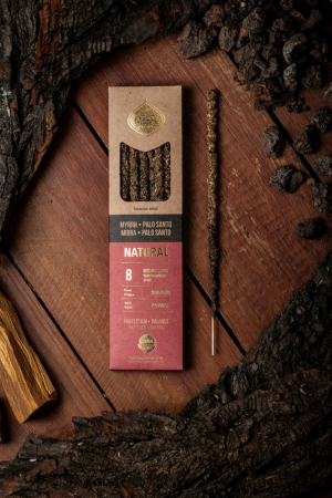 BEȚIȘOARE, CONURI ȘI FUMIGAȚIE - Bețișoare Parfumate Luxury Sagrada Madre Colecția Dos Aromas - Mirra & Palo Santo