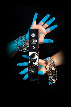 Bețișoare Parfumate Luxury Sagrada Madre Colecția India Black  - Cosmos (Conexiune Spirituală) [3]