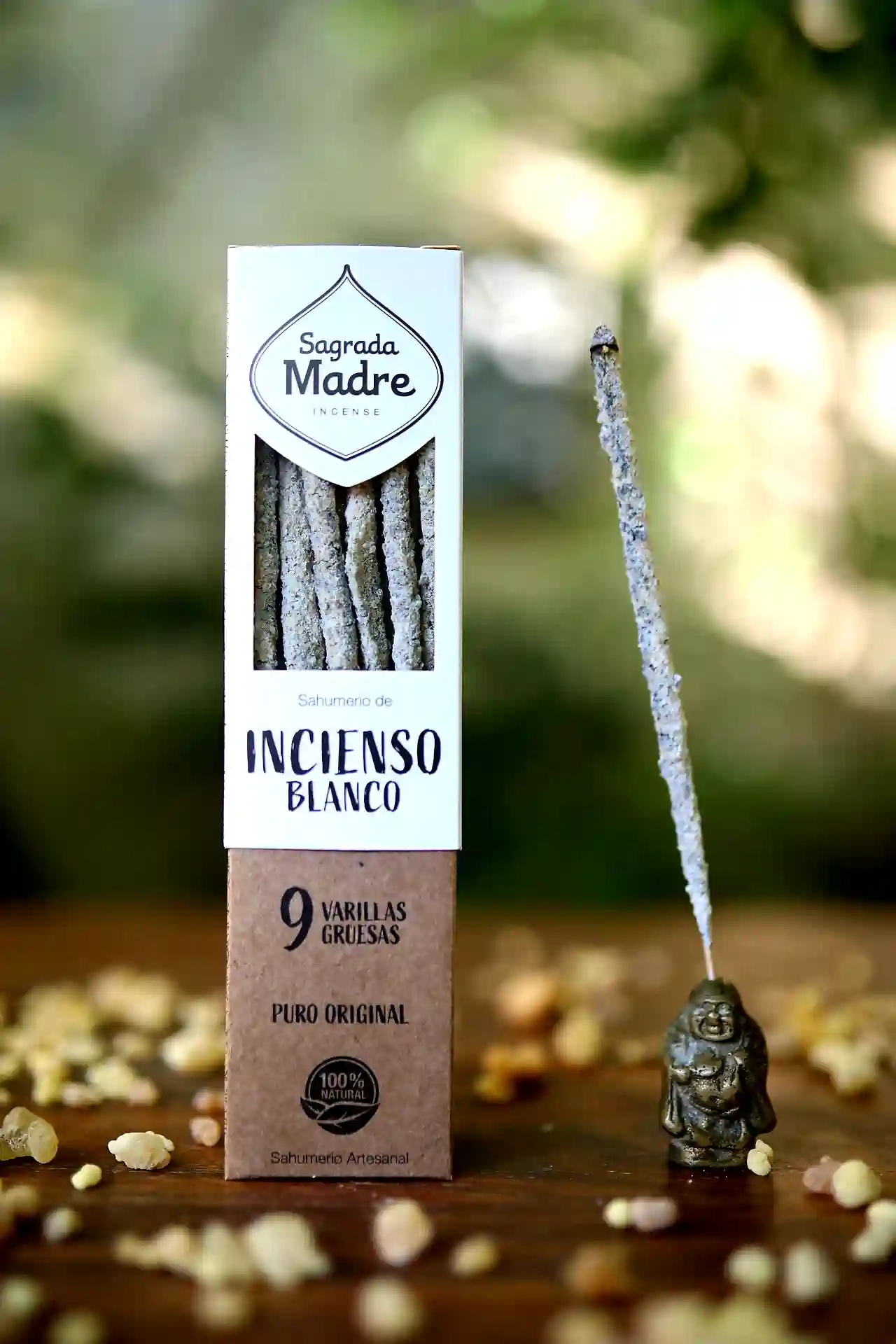 ZEN - Bețișoare Parfumate Luxury Sagrada Madre Colecția Linea Hierbas – Incenso Blanco (White Frankincense)