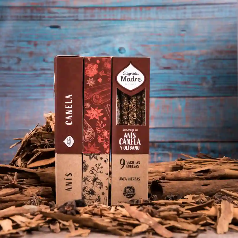 Bețișoare Parfumate Luxury Sagrada Madre Colecția Linea Hierbas – Anise and Cinnamon [2]