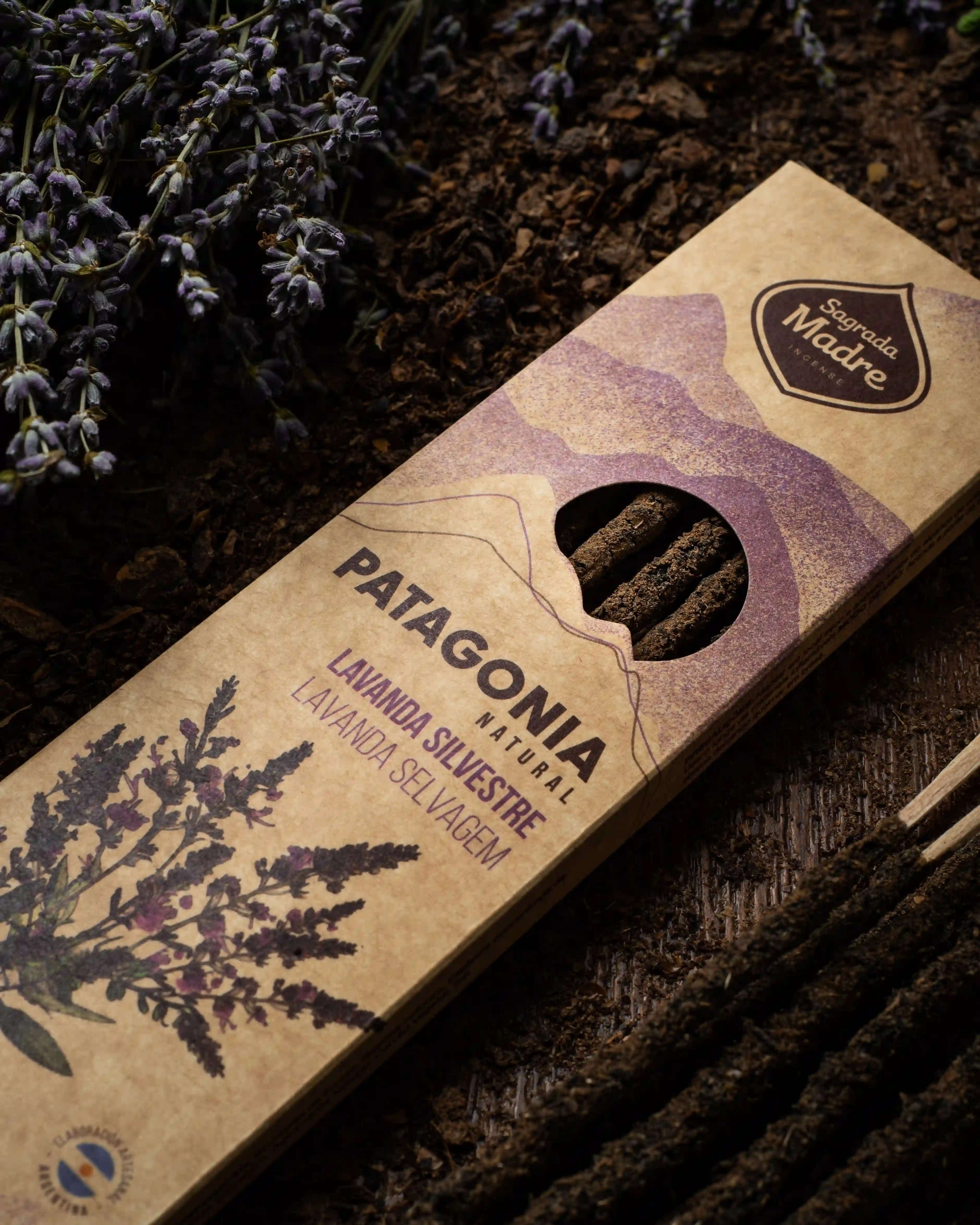 Bețișoare Parfumate Luxury Sagrada Madre Colecția Patagonia – Lavanda Silvestre (Anti-Stress) [4]